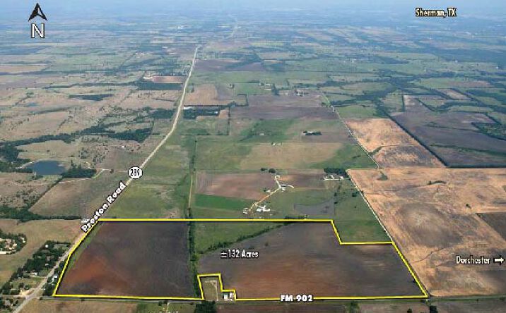 Pictures of Land property located at NEQ of SH 289 (Preston Rd) & FM 902, Dorchester, TX 75459 for sales - image #1
