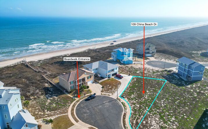 Pictures of Land property located at 109 China Beach Dr, Port Aransas, TX 78373 for sales - image #1
