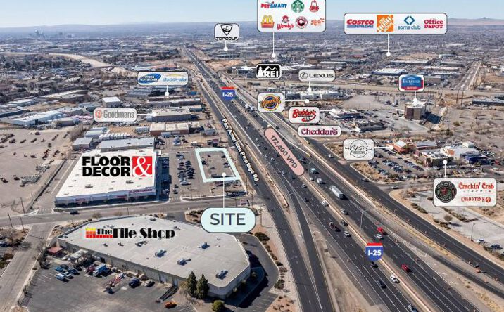 Pictures of Land property located at 4930 Pan American Fwy NE, Albuquerque, NM 87109 for sales - image #1