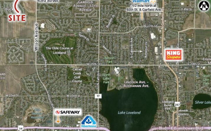 Pictures of Land property located at NWC Wilson Avenue & 43rd Street, Loveland, CO 80538 for sales - image #1
