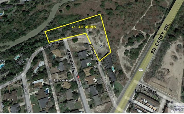 Pictures of Land property located at 4.5 AC Riverside Dr., Harlingen, TX 78550 for sales - image #1