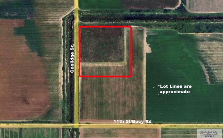 Pictures of Land property located at 9.85 AC Coolidge St., Hargill, TX 78549 for sales - image #1