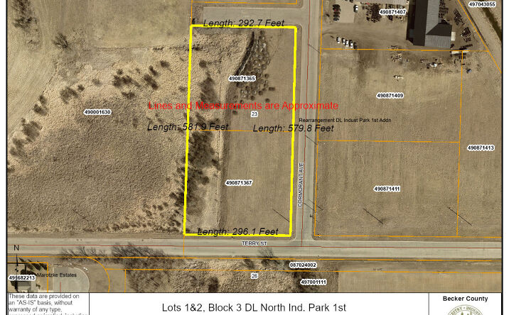 Pictures of Industrial, Land property located at 838 Cormorant Ave, Detroit Lakes, MN 56501 for sales - image #1