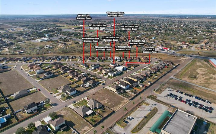 Pictures of Multifamily property located at 809 Alexandria Avenue, Mercedes, TX 78570 for sales - image #1