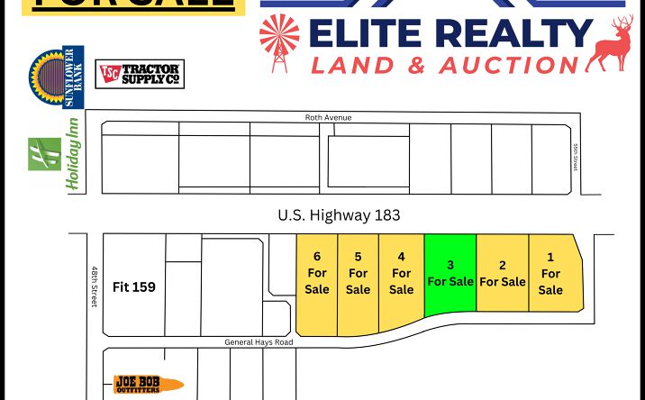 Pictures of Land, Mixed Use property located at 0 Lot 3 General Hays Rd, Hays, KS 67601 for sales - image #1