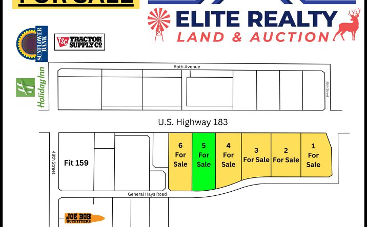 Pictures of Land, Mixed Use property located at 0 Lot 5 General Hays Rd, Hays, KS 67601 for sales - image #1
