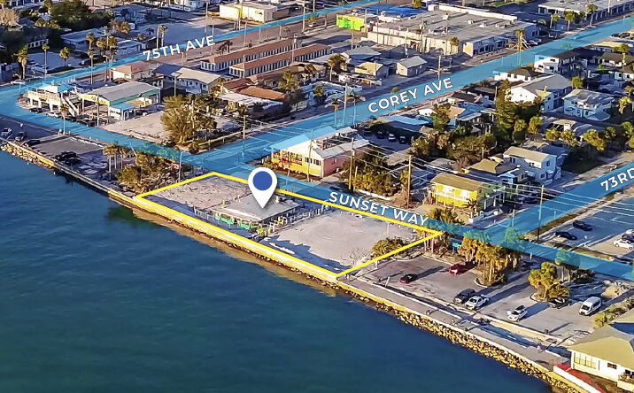 Pictures of Business for Sale, Land, Retail, Special Purpose property located at 7308 Sunset Way, St. Pete Beach, FL 33706 for sales - image #1