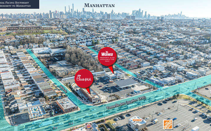 Pictures of Retail property located at 7416 Tonnelle Ave, North Bergen, NJ 07047 for sales - image #1