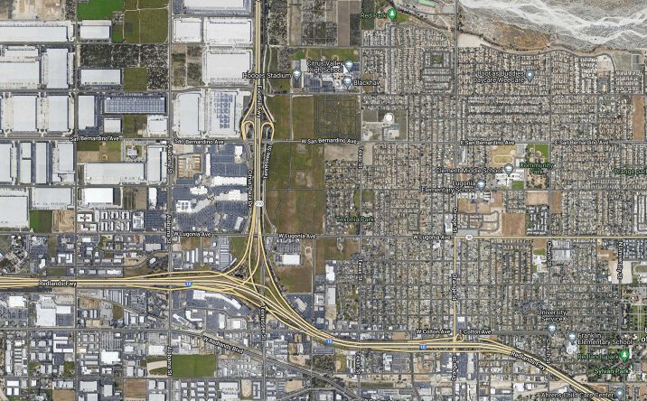 Pictures of Land property located at Nec San Bernardino Ave & Texas St, Redlands, CA 92374 for sales - image #1