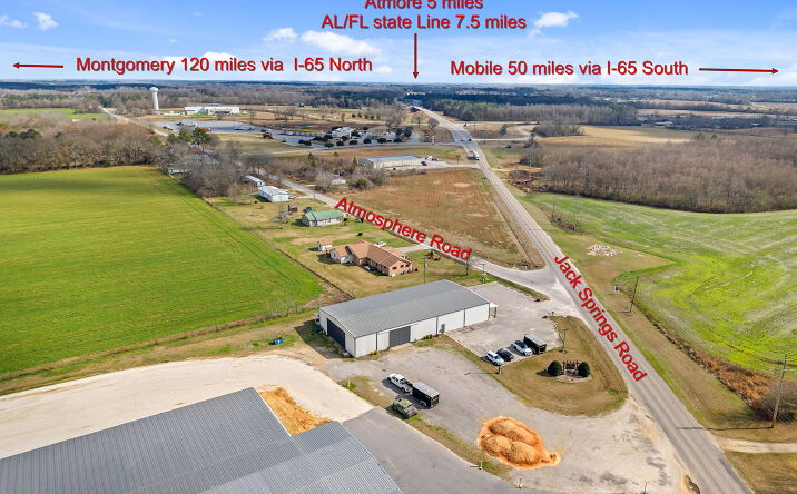 Pictures of Industrial, Office property located at 5060 Jack Springs Rd, Atmore, AL 36502 for sales - image #1