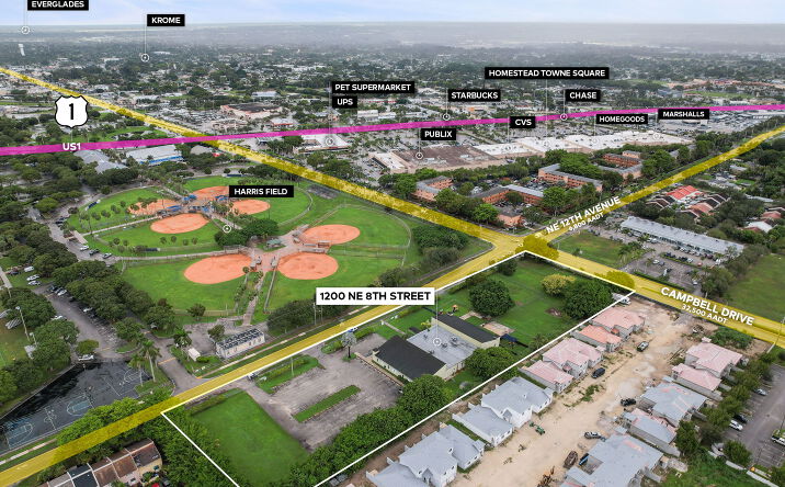 Pictures of Land property located at 1200 NE 8th St, Homestead, FL 33033 for sales - image #1