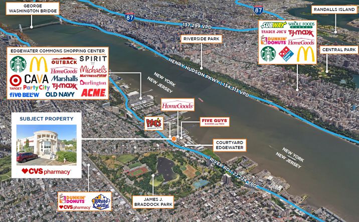 Pictures of Retail property located at 65 River Rd, Edgewater, NJ 07020 for sales - image #1