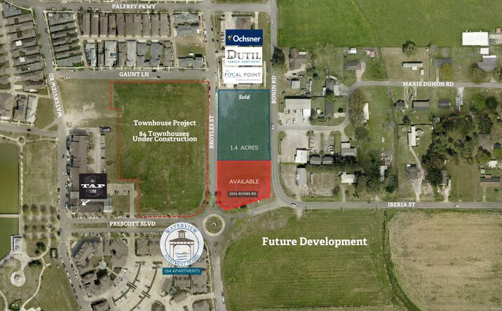 Pictures of Land property located at 2826 Bonin Rd, Youngsville, LA 70592 for sales - image #1