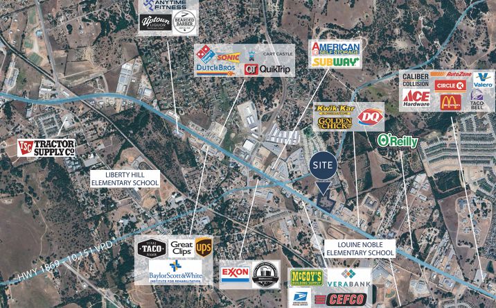 Pictures of Land property located at 13540 TX-29, Liberty Hill, TX 78642 for sales - image #1