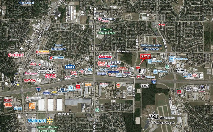 Pictures of Land property located at Southeast corner Center St and Highlander Blvd, Arlington, TX 76018 for sales - image #1