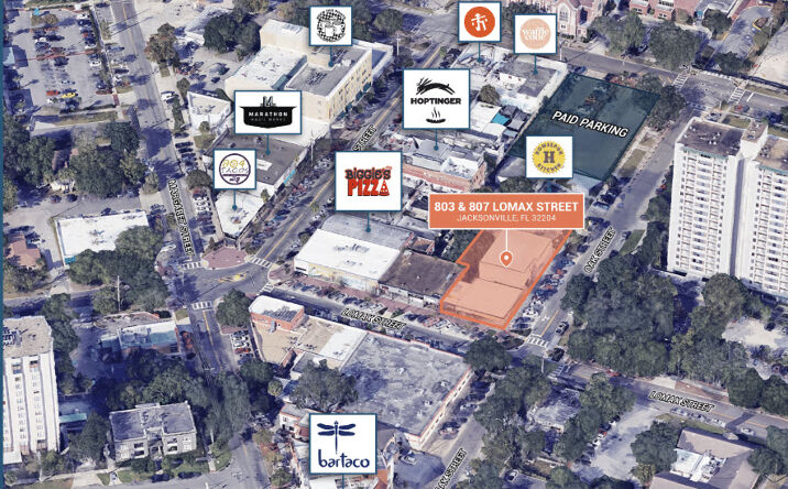 Pictures of Office, Retail property located at 803 Lomax St, Jacksonville, FL 32204 for sales - image #1