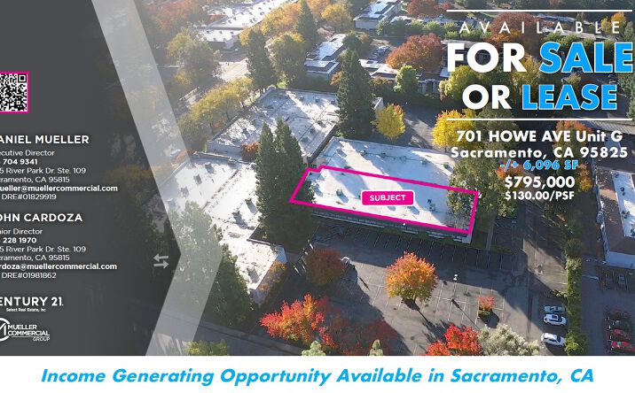 Pictures of Office property located at 701 Howe Avenue, Sacramento, CA 95825 for sales - image #1