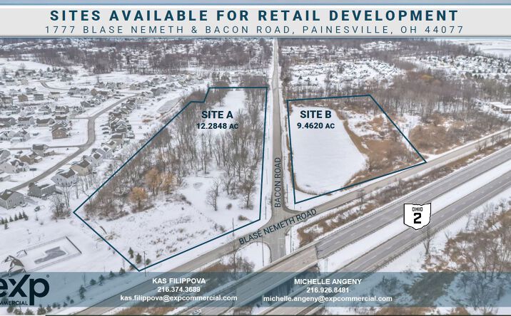 Pictures of Land property located at 1777 Blase Nemeth  & Bacon Road - SITE B, Painesville, OH 44077 for sales - image #1