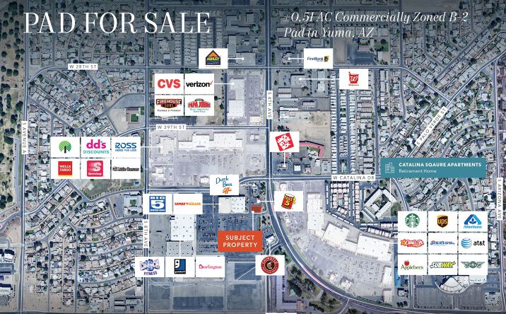 Pictures of Land, Retail property located at 3010 S 4th Avenue, Yuma, AZ, Yuma, AZ 85364 for sales - image #1
