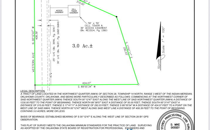 Pictures of Land property located at 18910 N Western, Edmond, OK 73012 for sales - image #1
