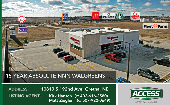 Pictures of Retail property located at 10819 S 192nd Ave, Gretna, NE 68028 for sales - image #1