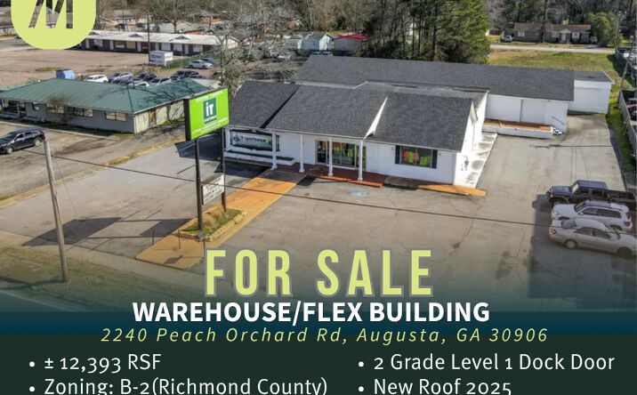 Pictures of Industrial, Office, Retail property located at 2440 Peach Orchard Rd, Augusta, GA 30906 for sales - image #1