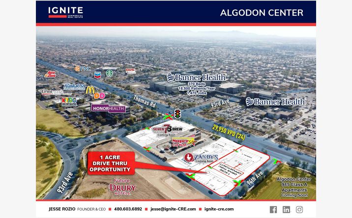 Pictures of Land property located at Loop 101 & Thomas Rd, Phoenix, AZ 85037 for sales - image #1