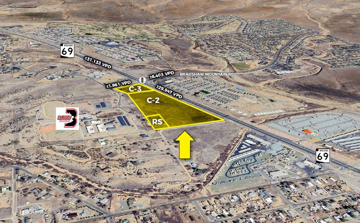 Pictures of Land property located at SR 69 & Bradshaw Mountain Rd, Prescott Valley, AZ 86327 for sales - image #1