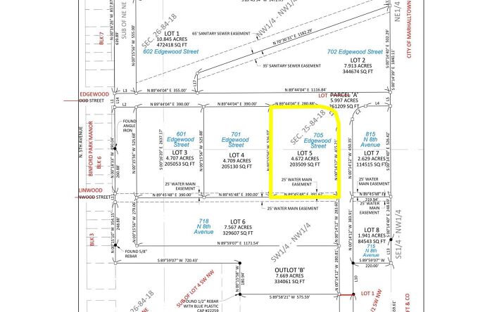 Pictures of Land property located at 705 Edgewood Street, Marshalltown, IA 50158 for sales - image #1