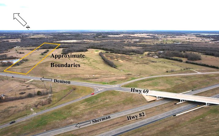 Pictures of Land property located at 000 Hwy 69 Highway, Bells, TX 75414 for sales - image #1