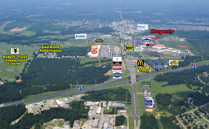 Pictures of Land property located at Cobbs Ford Rd, Prattville, AL 36066 for sales - image #1
