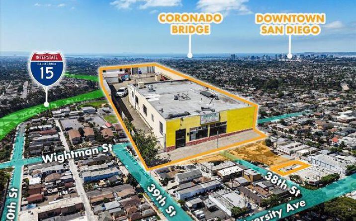 Pictures of Retail property located at 3876 38th St, San Diego, CA 92105 for sales - image #1