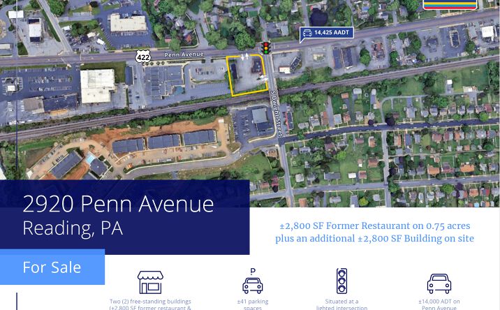 Pictures of Retail property located at 2920 Penn Ave, West Lawn, PA 19609 for sales - image #1
