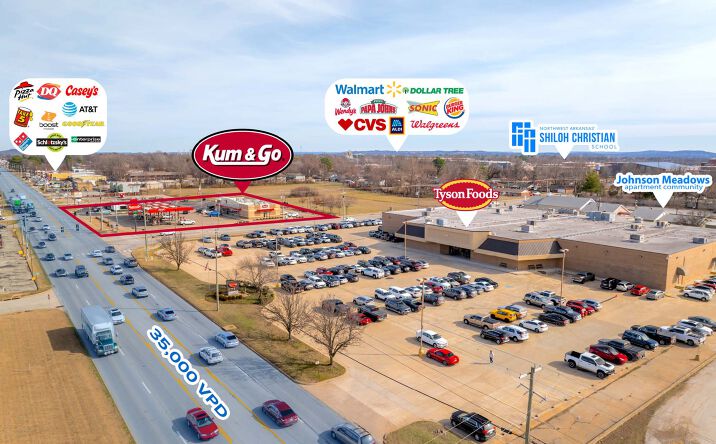 Pictures of Retail property located at 2351 W Sunset Ave, Springdale, AR 72762 for sales - image #1