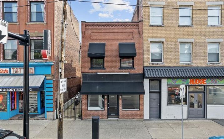 Pictures of Retail, Multifamily, Office, Mixed Use property located at 2206 E Carson St, Pittsburgh, PA 15203 for sales - image #1