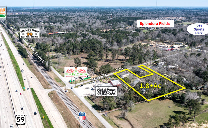 Pictures of Land, Mobile Home Park, Multifamily property located at 25452 Ipes Rd, Splendora, TX 77372 for sales - image #1