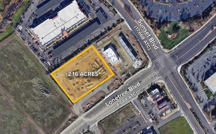 Pictures of Land, Retail property located at Sunset & Lonetree, Rocklin, CA 95765 for sales - image #1