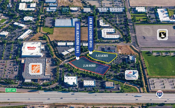 Pictures of Office, Land property located at 1050 & 1070 S Industry Way, Meridian, ID 83642 for sales - image #1