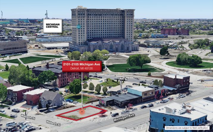 Pictures of Land property located at 2101 Michigan Ave, Detroit, MI 48216 for sales - image #1