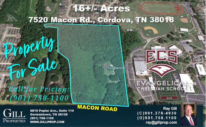 Pictures of Land property located at 7520 Macon Rd, Cordova, TN 38018 for sales - image #1