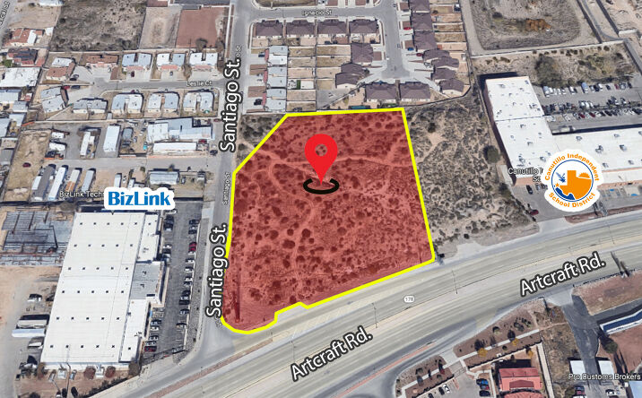 Pictures of Land property located at 1 Artcraft and Santiago, El Paso, TX 79932 for sales - image #1