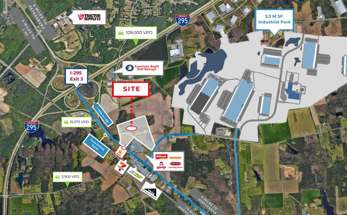 Pictures of Land property located at 9300 Fountain Dr, Prince George, VA 23875 for sales - image #1