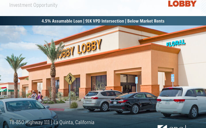 Pictures of Retail property located at 78-850 CA-111, La Quinta, CA 92253 for sales - image #1