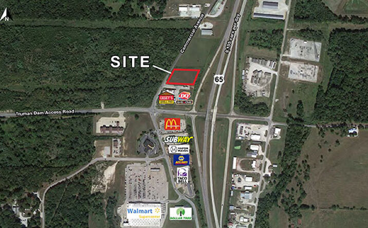 Pictures of Retail, Land property located at Commercial Avenue & Progress Drive (NEC), Warsaw, MO 65355 for sales - image #1