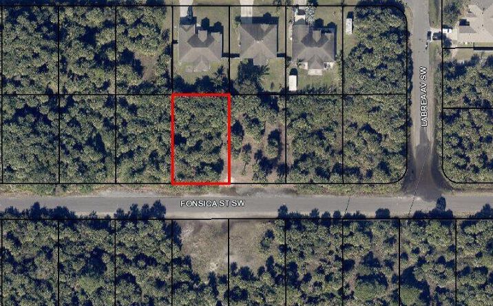 Pictures of Land property located at 551 Fonsica Street SW, Palm Bay, FL 32908 for sales - image #1