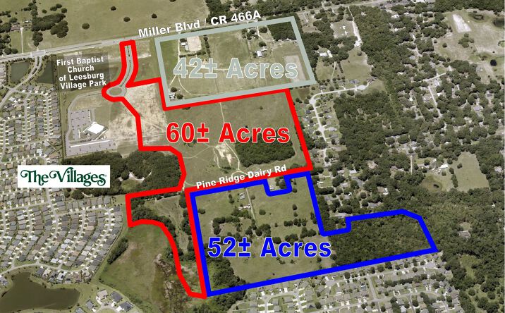 Pictures of Mixed Use, Land, Senior Living property located at Miller Boulevard (CR 466A) & Pine Ridge Dairy Road, Fruitland Park, FL 34731 for sales - image #1