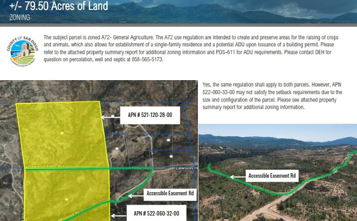 Pictures of Land property located at Bunny Dr, Jamul, CA 91935 for sales - image #1