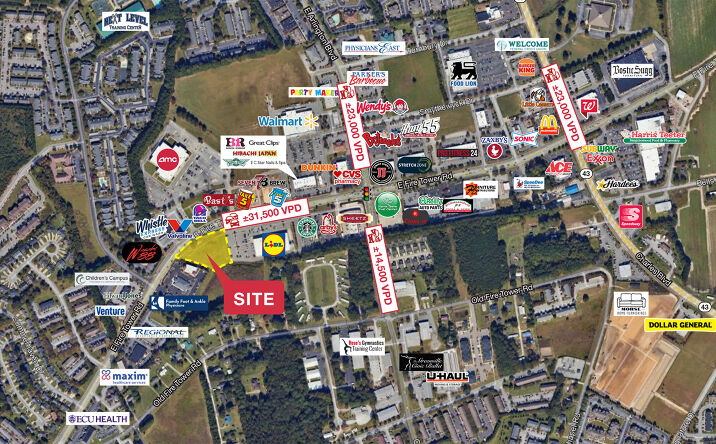 Pictures of Land property located at E Fire Tower Rd, Greenville, NC 27858 for sales - image #1