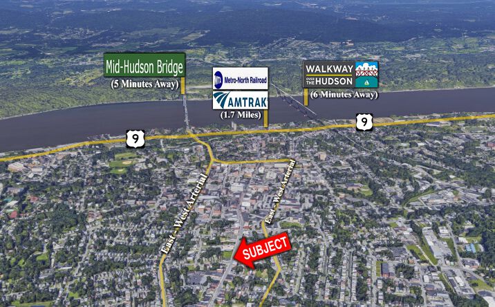 Pictures of Land property located at 504, 506, 510, 512, 514 Main Street, Poughkeepsie, NY 12601 for sales - image #1
