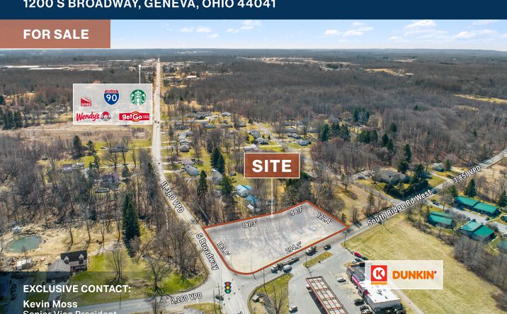Pictures of Land, Mixed Use, Office, Retail property located at 1200 S Broadway, Geneva, OH 44041 for sales - image #1